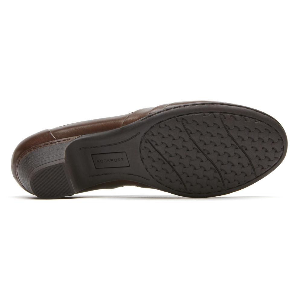 Rockport Slip-Ons Dame Brune - Cobb Hill Abbott - YPIH74360